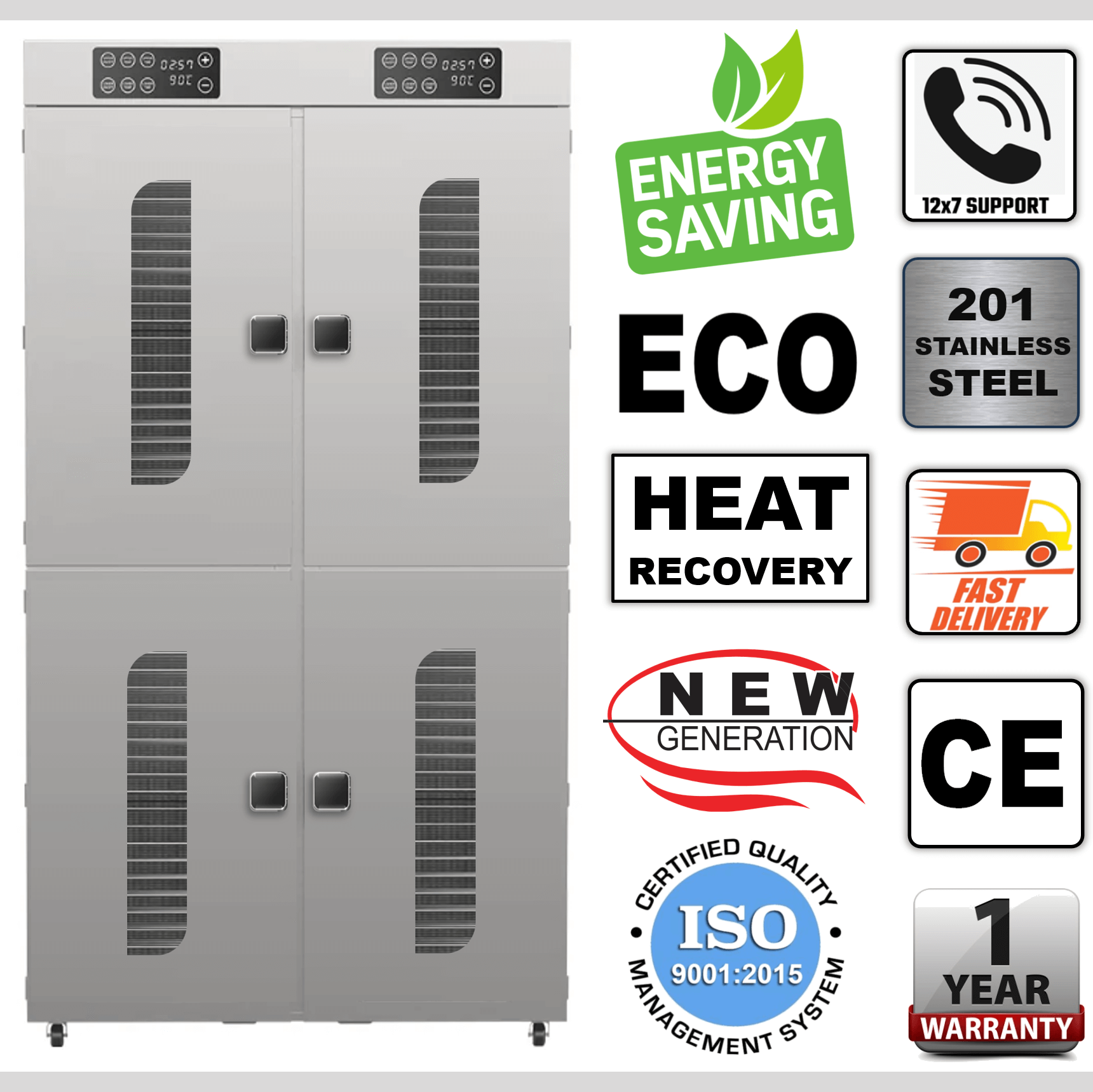 Best 80 tray Food fruit and vegetable pasta noodles banana dehydrator dryer machine for food industry use in india