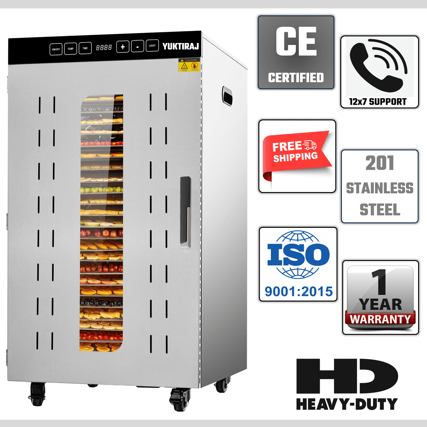 Best Commercial 24 stainless steel tray multipurpose onion food veggie chilli mushroom banana cardamom dehydrator dryer machine for home business use
